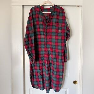 Ralph Lauren Flannel Plaid Nightgown